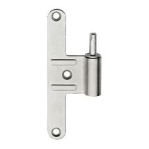 Bourg Industries - Bisagra macho HB130 - Ajustable - Izquierda - Cincado plateado - Cuchilla centrada - M-789261