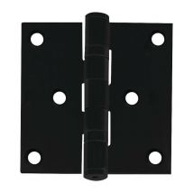 Intersteel - Bisagra para puerta con cojinete de bolas va ktg.76x76mm din l / r pasador extraíble negro