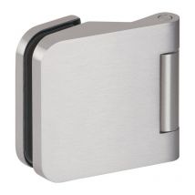Hermat - Bisagra para puerta de cristal 6325-20 lm acero inoxidable color rd para 3 piezas