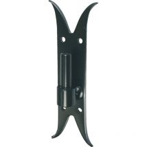 Bisagra sobre placa de acero prepintado, H.220x Diam.14 mm Afbat