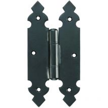 Bisagra mariposa. 200X98 mm.forja negra