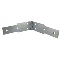 Bisagras de filete para muebles, W250 H40 agujeros 4,5, acero galvanizado