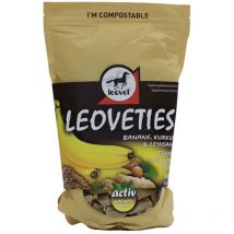 Biscotti Leovet per cavalli al gusto banana, curcuma e semi di lino da 1 kg
