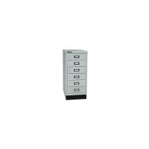 Bisley - Serie 29 MultiDrawer con zócalo din A4 6 cajones gris