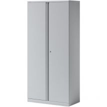 BISLEY Essentials Flügeltürenschrank Lichtgrau 197 cm 91,4 cm 47 cm 60 kg