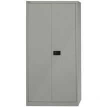 Bisley Universal Aktenschrank – 195 cm Höhe – 91,4 cm Breite – 40 cm Tiefe – Robuster Stahl – 4 höhenverstellbare Einlegeböden – 60 kg Tragkraft