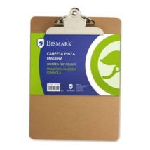 Bismark-Mappe mitClip top Mappenboden of Holz