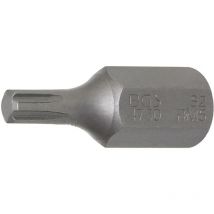 Bit Länge 30 mm Antrieb Außensechskant 10 mm (3/8') Keil-Profil (für ribe) M5