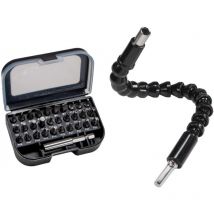 Bitbox mit Gürtelclip, Bit Sortiment mit Magnetbithalter Schwanenhals flexible Welle