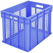 Eurostapelbehälter bn / BN6442 600x400x415 blau Wände durchbrochen - Bito