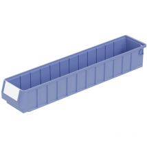 Regalkasten rk Set / RK6109 600x117x 90 taubenblau inklusive Etikett (16 Stk.) - Bito