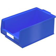 Sichtlagerkasten pk Set inklusive Etikett / PK3 350x210x145 blau (10 Stk.) - Bito