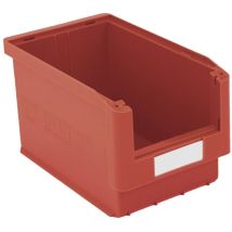 Sichtlagerkasten sk Set / SK3522 350x210x200 rot inklusive Etikett (10 Stk.) - Bito