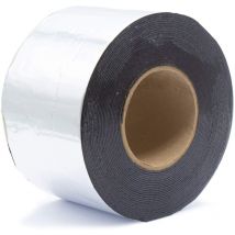 Bitume Ruban couleur aluminium, plomb, cuivre réparation 50, 75, 100, 150, 200, 225, 300, 600 mm x 10 mètres [Classe énergétique A+]