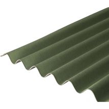 Radmat Building Products - Bitumen Corrugated Green Roofing Sheet 2m x 950mm x 2.6mm