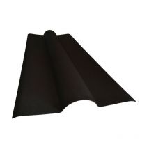 Mccover - Bitumen-firsthaube Für Wellplattendach L 1 M / B 44 Cm - Farbe - Schwarz, Stärke - 0,1 Cm, Breite - 44 Cm, Länge - 1 M