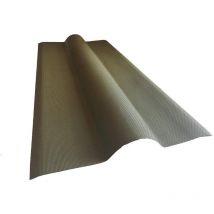 Bitumen-Firsthaube für Wellplattendach l 1 m / b 44 cm - Farbe - Grün, Stärke - 0,1 cm, Breite - 44 cm, Länge - 1 m