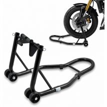 Bituxx - Motorradständer Vorn Motorrad Montageständer Vorderrad Transportständer Schwarz Aufnahme 21-26 cm + für Fast alle Motorräder geeignet