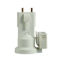 Bizline - BIZ620161 Base y enchufe dcl E27 2P+T - blanco, Blanca