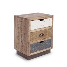 Comodino da camera vintage 3 cassetti