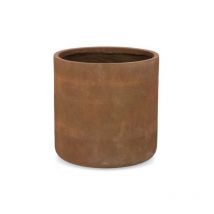 Bizzotto - portavaso rigo cil rusty xxl, H50CM, vasi, fioriere