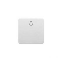 BJC - 17716 white bouton poussoir cloche large