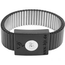 A-64119 Cinturino in metallo esd Nero - BJZ