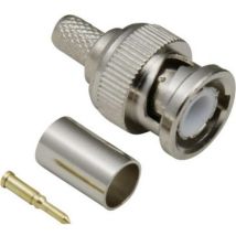 Bkl Electronic - 0401003/D 0401003/D connecteur bnc mâle, droit 50 1 pc(s)