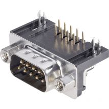 Bkl Electronic - 10120037 d-sub Stiftleiste 90 ° Polzahl: 9 Print gewinkelt 1 St.