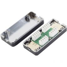 BKL Electronic 10121222 Cat. 6A LSA-Anschlussbox, Verbinder Schwarz Inhalt: 1 St.