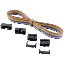 10122103 Pfosten-steckerverbinder-set Mit Zugentlastung Rastermaß: 2.54 Mm Polzahl Ge - Bkl Electronic