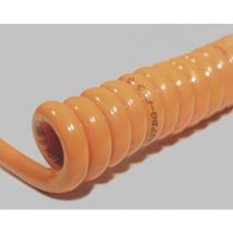 Bkl Electronic - 1506119 Câble spiralé H05BQ-F 800 mm/ 3200 mm3 g 0.75 mm²orange1 pc(s) R649012