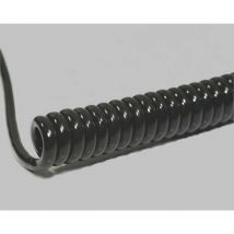 1506213 Cavo a spirale Li12Y11Y 800 mm / 3200 mm 4 x 0.50 mm² Nero 1 pz. - Bkl Electronic