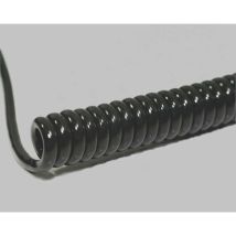 Bkl Electronic - 1506310 Câble spiralé Li12YD11Y 800 mm/ 3200 mm,8 x 0.14 mm²,noir1 pc(s)