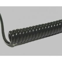 BKL Electronic 1506317 Câble spiralé Li12YD11Y 1200 mm/ 4800 mm10 x 0.14 mm²noir1 pc(s) R645302