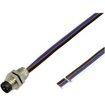 Bkl Electronic - 2701001 Fiche encastrée pour capteur/actionneur M8 0.2 m Nombre de pôles: 4 1 pc(s)