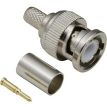 0401000 0401000 BNC-Steckverbinder Stecker, gerade 50 ω 1 St. - Bkl Electronic