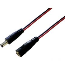 Bkl Electronic - 072052 Niedervolt-Verlängerungskabel Niedervolt-Stecker - Niedervolt-Buchse 5.5 mm 2.