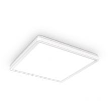 Plafoniera led dimmerabile su 3 livelli, 18W 2400Lm, Luce bianca neutra 4000K, Ultrapiatta, Illuminazione indiretta, Pannello led, Funzione memoria,
