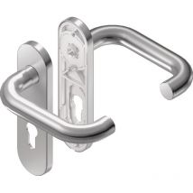 BKS - Kurzschildgarnitur Rondo H1.0 va est pz rd Drückergrt - B-70010-00-0-8