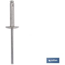 Blister De 10 Pcs Rivet Aluminium 4x16