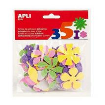 Bl. 48 fiori in gomma eva 13078 x1