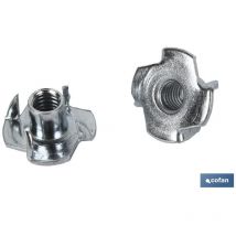 Blister de 2 écrous à encastrer M6