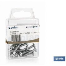 Vis à tôle cylindrique DIN7981, M-55x32 Zinc, blister 5 pcs.