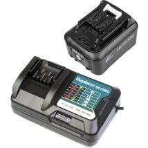 Powerwings - BL1021B BL1041B Akku mit Ladegerät für Makita 10,8V 12V 4000mAh BL1016 BL1015 BL1020 BL1041B-2 BL1040B-2 BL1041 Elektrowerkzeug Akku