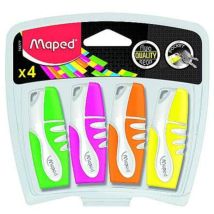 Evidenziatori Maped Pocket Assortiti – 4 unità – Colori assortiti