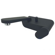 Bisk - Black Bath Mixer Tap Modern Wall Mounted Shower Diverter