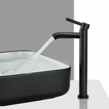ZVD - Black Bathroom Sink Faucet - Fits 32mm to 42mm Inner Diameter (vwx Model)