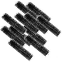 Teichtip - Wiltec Set Black Brush con 24 spazzole per filtri a camera da laghetto, 40 x ø 15cm, polipropilene, nero, rimozione delle particelle più