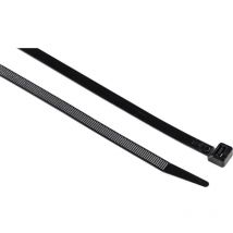 Edison Black Cable Ties 7.6 x 200mm, Pack of 100